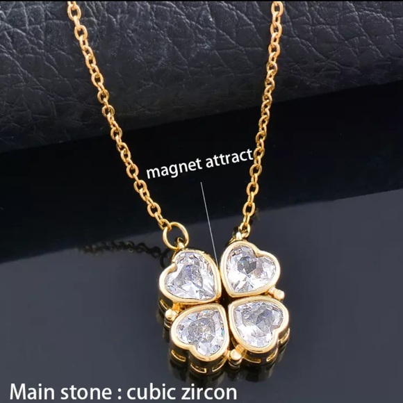 Jewelry - Heart Cubic Zirconia Gold Filled Necklace